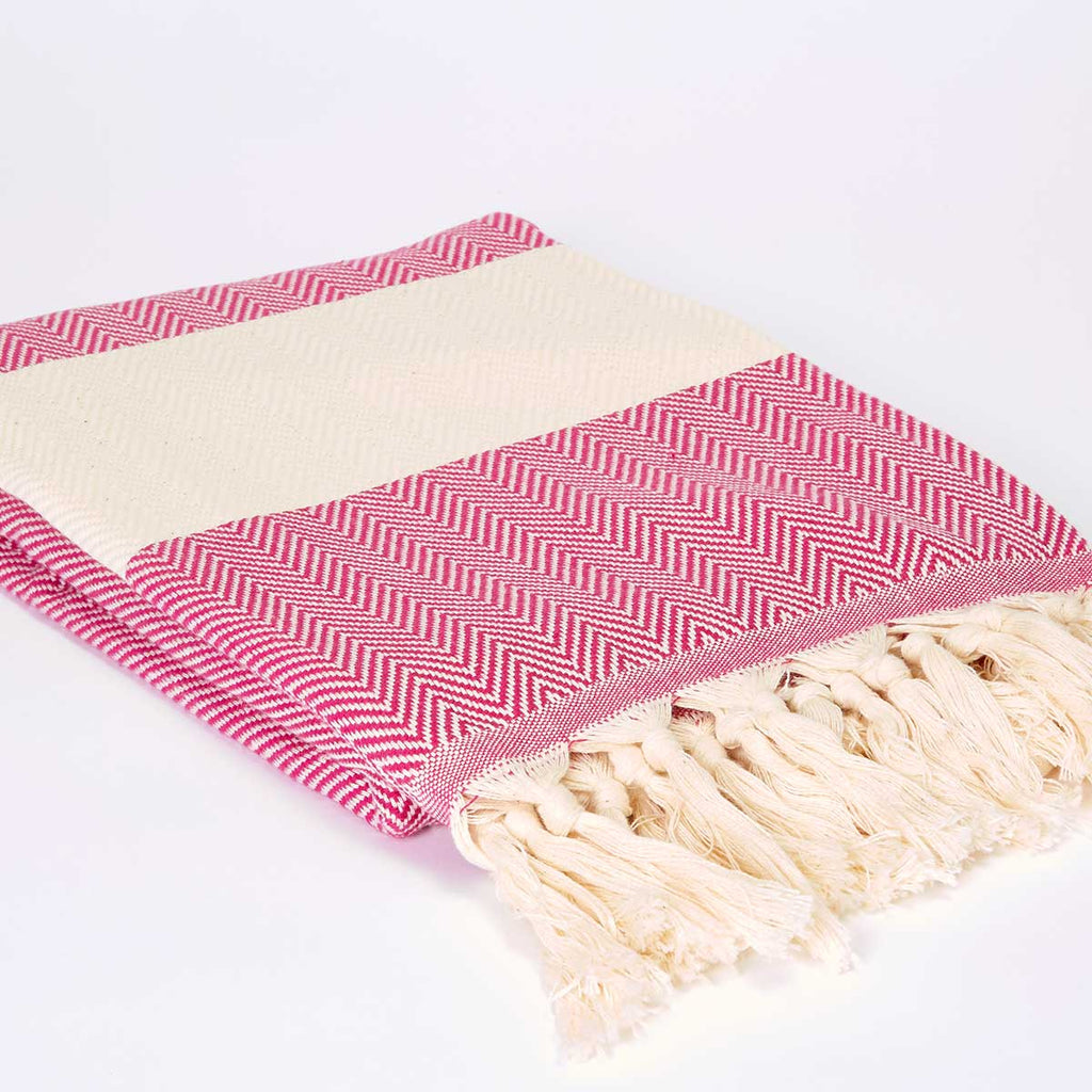 Hammam Towel - Bright Pink - Tolly McRae