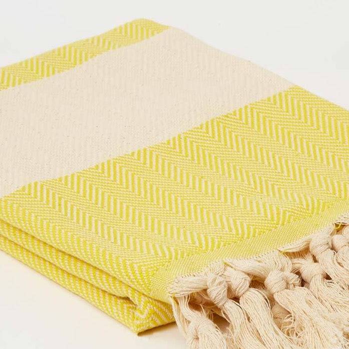 Hammam Towels - Lemon Yellow - Tolly McRae