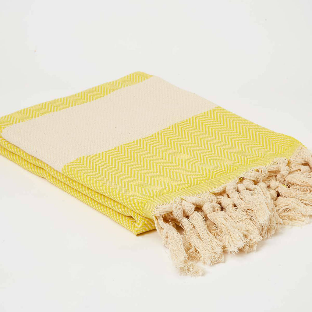 Hammam Towels - Lemon Yellow - Tolly McRae