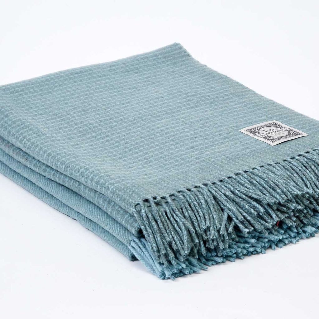 Spearmint Green Throw - Cashmere Mix - Tolly McRae