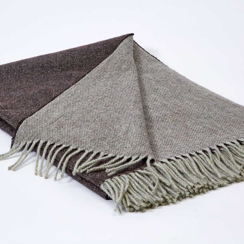 Super Soft Reversible Throw - Highland Moss - Tolly McRae