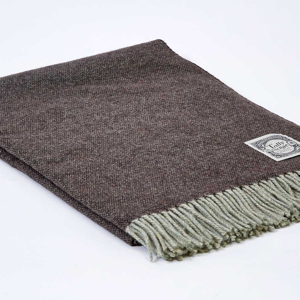 Super Soft Reversible Throw - Highland Moss - Tolly McRae