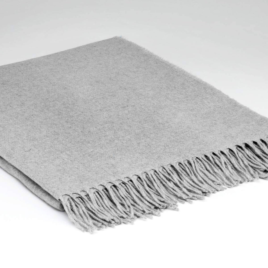 Pure Cashmere Throw - Cloud Grey - Tolly McRae