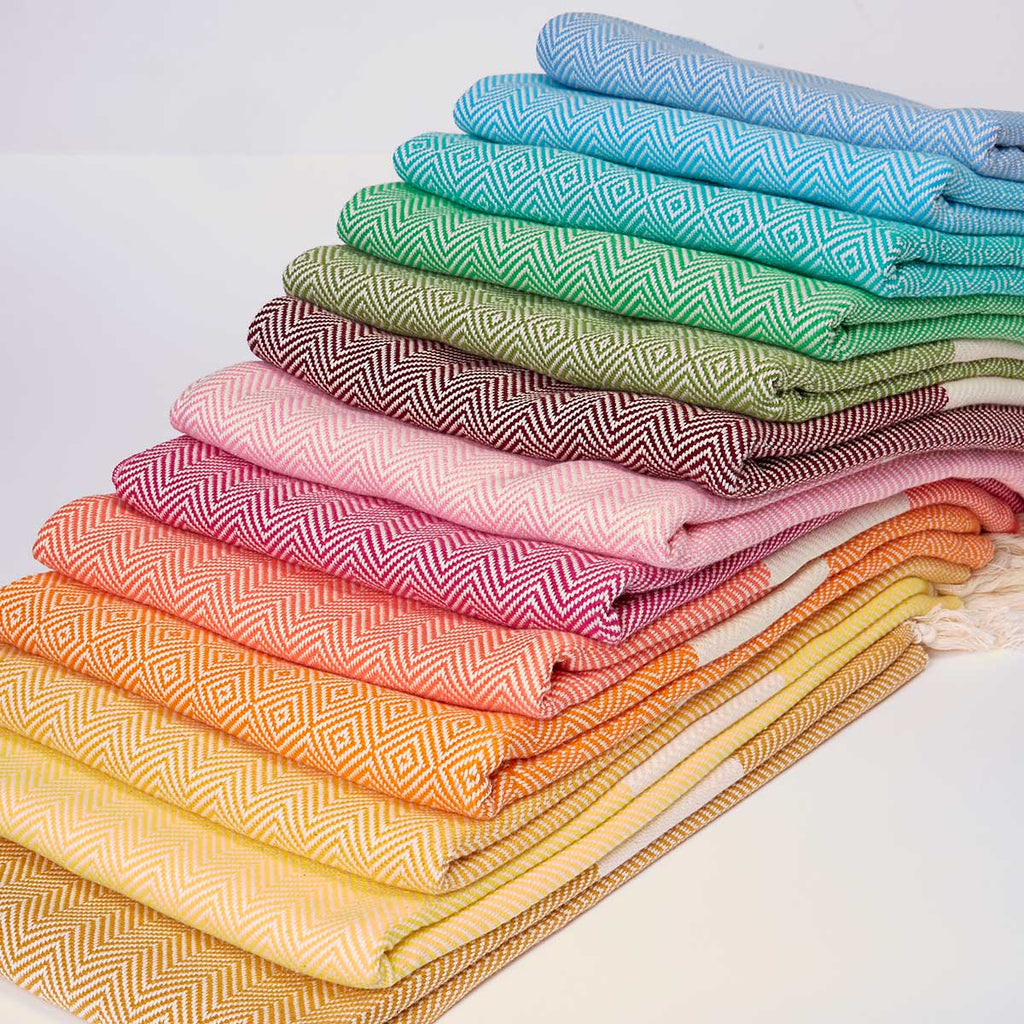 Turkish Hammam Towel -  Mixed Rainbow Bright Bundle - Tolly McRae