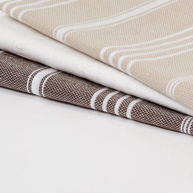 Nutmeg Striped Hand Towel / Kitchen Towel - Tolly McRae