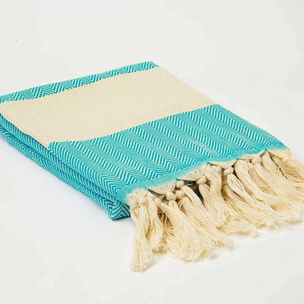 Hammam Towels - Teal - Tolly McRae Limited