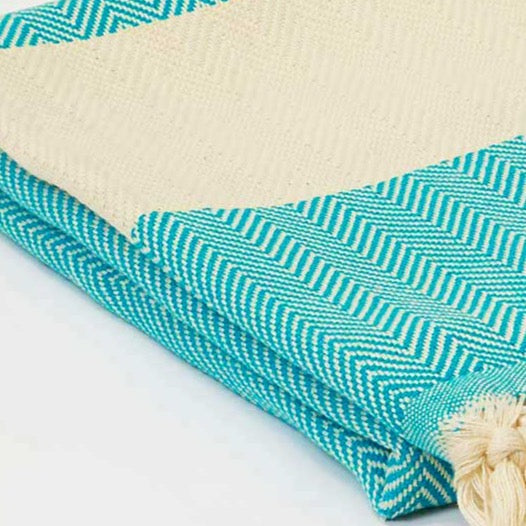 Hammam Towels - Teal - Tolly McRae Limited